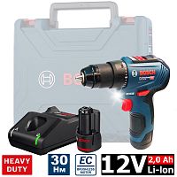 Дрель-шуруповерт аккумуляторная GSR 12V-30 Professional BOSCH (06019G9000) купить в Гродно