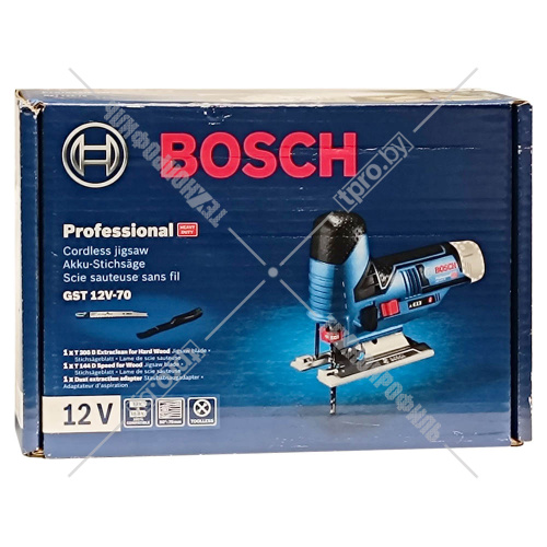 Лобзик аккумуляторный GST 12V-70 Professional BOSCH (06015A1001) купить в Гродно фото 2