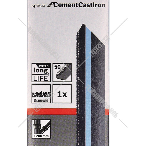 Пильное полотно по чугуну S1750RD Special for CementCastIron (1 шт / 250 мм) BOSCH (2608653313) купить в Гродно фото 2
