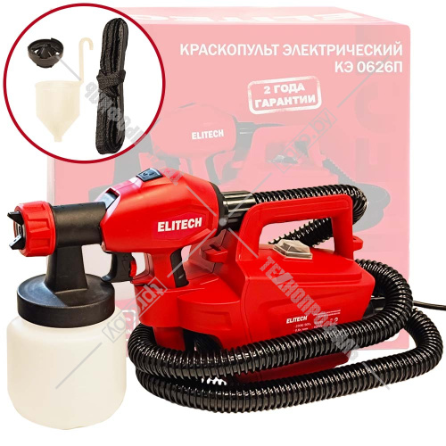 Краскораспылитель сетевой КЭ 0626П ELITECH (E2208.019.00) купить в Гродно