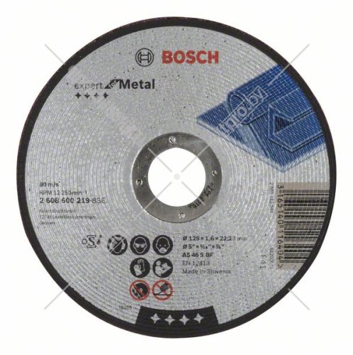 Отрезной круг 125х1,6х22,23 мм Expert for Metal BOSCH (2608600219) купить в Гродно