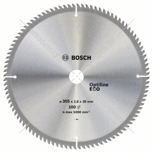 Пильный диск 305х2,8х30 мм Z100 Optiline ECO BOSCH (2608641797) купить в Гродно фото 2