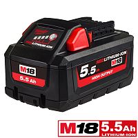 Аккумулятор M18 HB5.5 (5.5 Ah) HIGH OUTPUT Milwaukee (4932464712) купить в Гродно