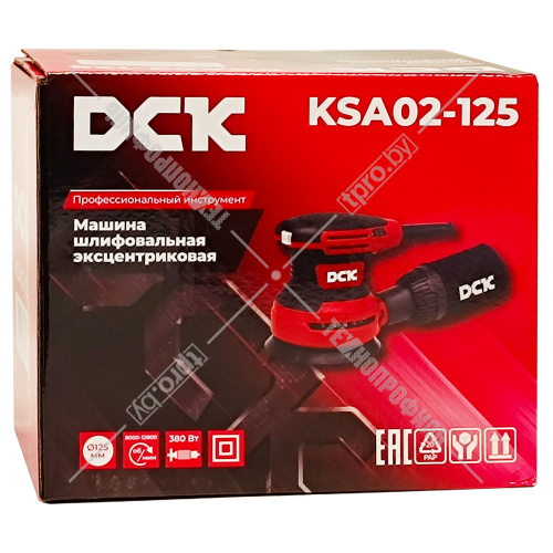 Эксцентриковая шлифмашина KSA02-125 DCK (KSA02-125) купить в Гродно фото 2