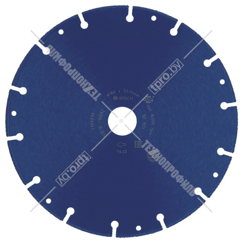 Алмазный круг по металлу Expert Diamond Metal Wheel 180х22,23 мм Professional BOSCH (2608900535) купить в Гродно фото 3