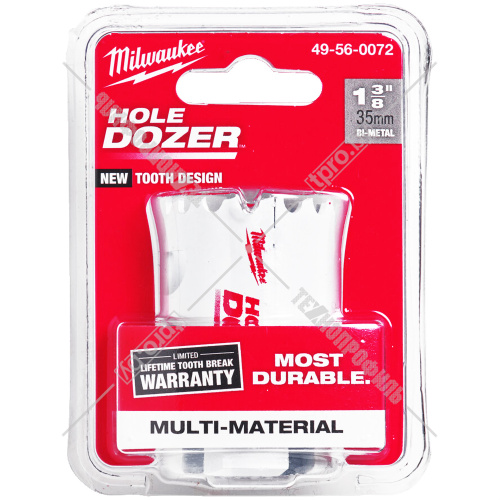 Коронка по дереву 35 мм Hole Dozer Holesaw Milwaukee (49560072) купить в Гродно