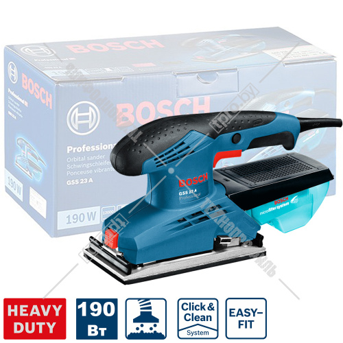 Виброшлифмашина GSS 23 A Professional BOSCH (0601070400) купить в Гродно