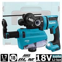 Перфоратор аккумуляторный DHR182ZWJ (DHR 182 ZWJ) с системой пылеудаления MAKITA купить в Гродно