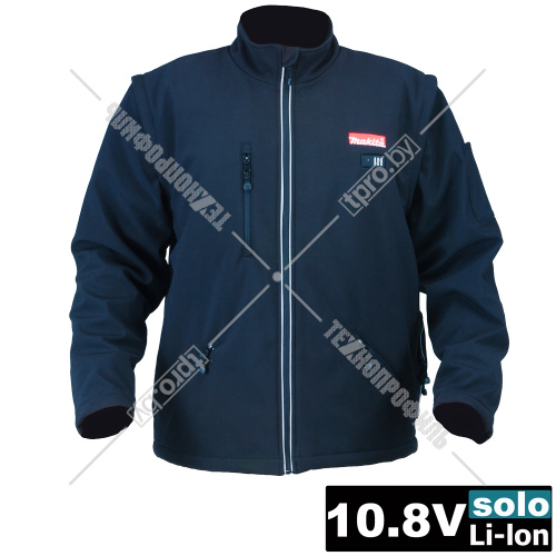 Куртка с подогревом CJ100DZ2XL (размер 2XL / съемные рукава) аккумуляторная MAKITA купить в Гродно