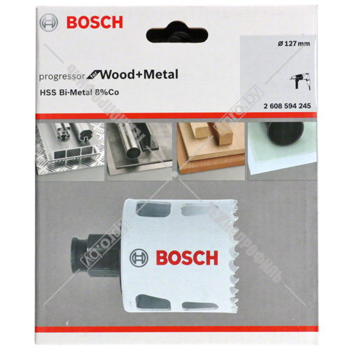 Коронка по дереву 127 мм Progressor for Wood and Metal BOSCH (2608594245) купить в Гродно фото 2