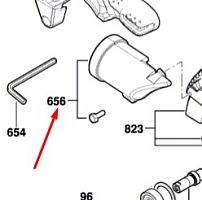 Адаптер к пиле GKS 18V-57 G BOSCH (1619P11691) купить в Гродно