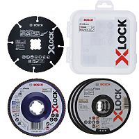 Набор кругов X-LOCK 125 мм (5 шт) BOSCH (2608619374) купить в Гродно
