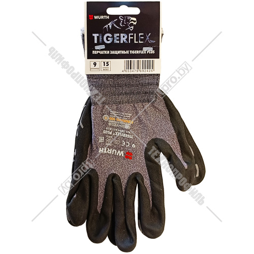 Защитные перчатки "Tigerflex Plus" (размер 9/L / 1 пара) WURTH (0899411019) купить в Гродно