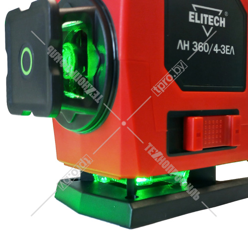 Лазерный нивелир ЛН 360/4-ЗЕЛ ELITECH (E0306.018.00) купить в Гродно фото 5