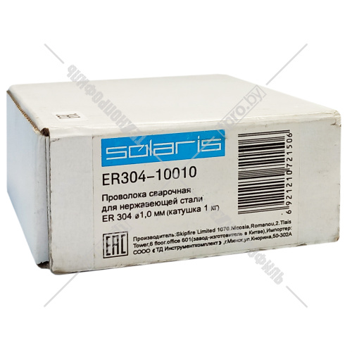 Проволока сварочная для нержавейки 1,0 мм ER 304 (1 кг) Solaris (ER304-10010) купить в Гродно фото 5