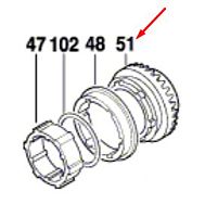 Зубчатое ведомое колесо к GBH 5-38 D / GBH 5-40 D / GBH 5-40 DCE BOSCH (1616333041) купить в Гродно