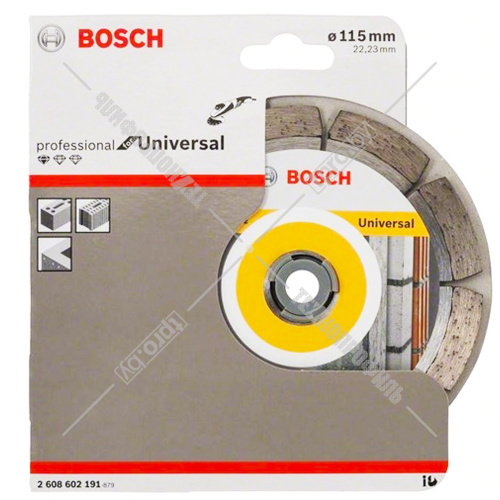 Алмазный круг Standard for Universal 115x22,23 мм BOSCH (2608602191) купить в Гродно