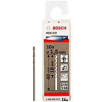 Сверло по металлу HSS-Co 1,5x18x40 мм (10 шт) BOSCH (2608585873) купить в Гродно