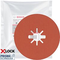 Керамический фибровый шлифкруг 115 мм P120 X-Lock Prisma R782 Inox BOSCH (2608621823) купить в Гродно