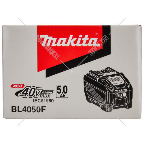 Аккумулятор BL4050F 5.0 Ah XGT 40Vmax MAKITA (191L47-8) купить в Гродно фото 7