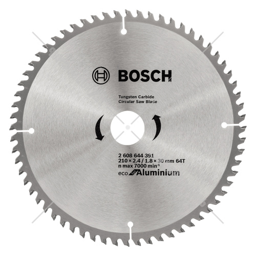 Пильный диск 210х2,4х30 мм Z64 ECO for Aluminium BOSCH (2608644391) купить в Гродно фото 2