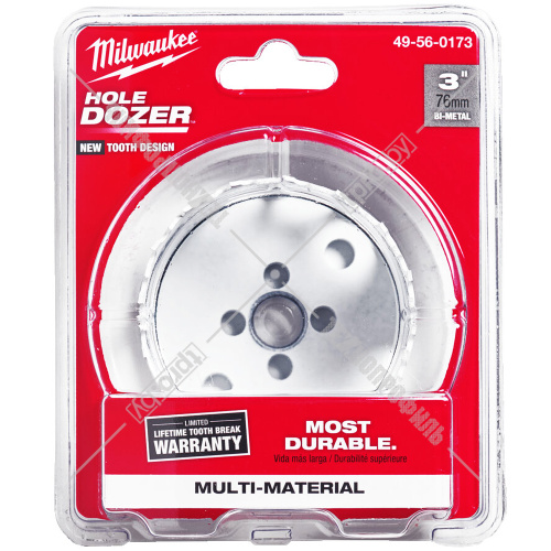 Коронка по дереву 76 мм Hole Dozer Holesaw Milwaukee (49560173) купить в Гродно