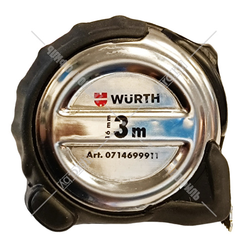 Рулетка Profi (3 м / 16 мм) WURTH (0714699911) купить в Гродно