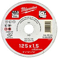 Отрезной круг 125х1,5х22,23 мм SCS 41 для металла Milwaukee (4932451479) купить в Гродно