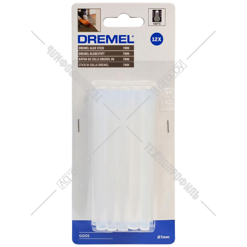 (GG01) Клеевые стержни 7x100 мм (165° / 12 шт) Dremel (2615GG01JA) купить в Гродно