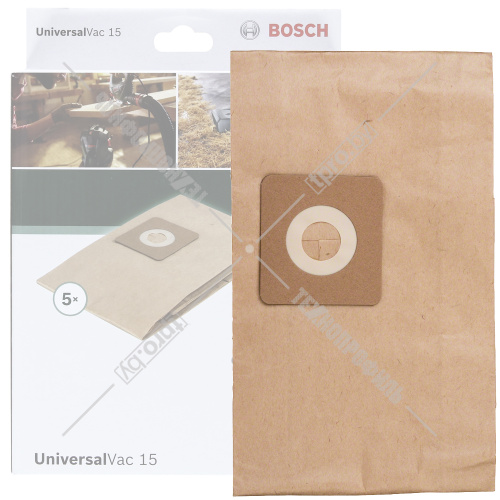 Мешок-пылесборник бумажный для UniversalVac 15 BOSCH (2609256F32)