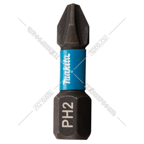 Бита ударная PH2 25 мм Impact Black (2 шт) MAKITA (B-63616) купить в Гродно фото 2