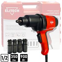 Гайковерт сетевой ГУ 350РЭ ELITECH (E2201.008.01) купить в Гродно