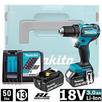 Дрель-шуруповерт аккумуляторная DDF485RFJ (DDF 485 RFJ) MAKITA купить в Гродно