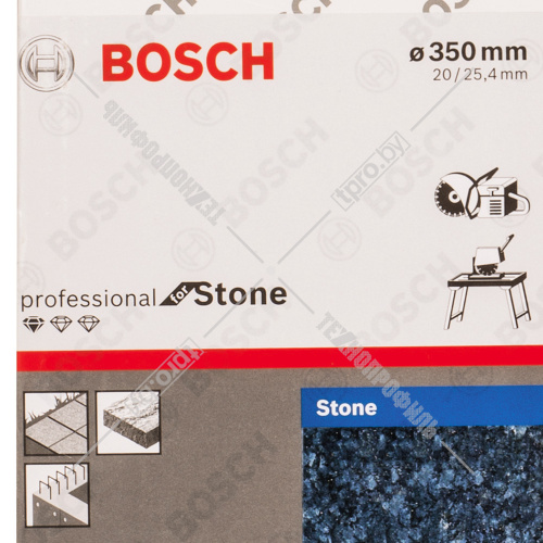 Алмазный круг Standard for Stone 350х20/25,4 мм BOSCH (2608602603) купить в Гродно фото 4