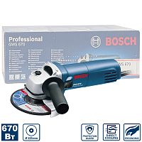 Угловая шлифмашина GWS 670 Professional BOSCH (0601375606) купить в Гродно