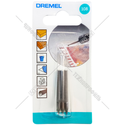 (108) Гравировальная насадка 0,8 мм (3 шт) Dremel (26150108JA) купить в Гродно
