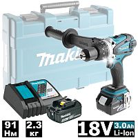 Дрель-шуруповерт аккумуляторная DDF458RFE (DDF 458 RFE) MAKITA купить в Гродно