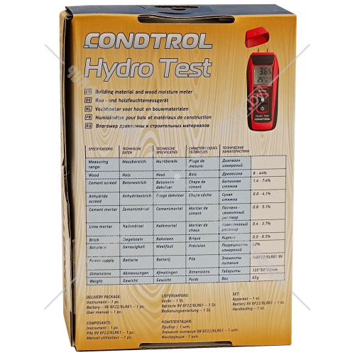 Влагомер древесины и строительных материалов Hydro-Test CONDTROL (3-14-022) купить в Гродно фото 3
