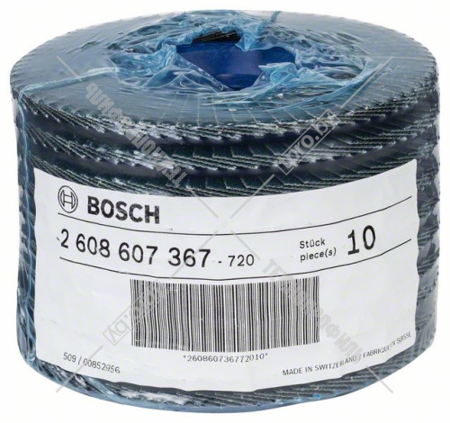 Лепестковый шлифкруг Expert for Metal 125x22,23 мм P80 (плоский) BOSCH (2608607367) купить в Гродно фото 4