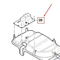 Электронный модуль к пылесосу GAS 12-25 PL BOSCH (1619PB3262) купить в Гродно