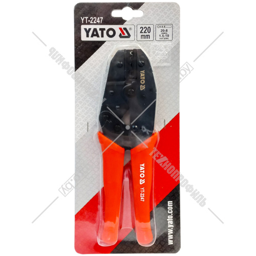 Пресс-клещи для зачистки и обжима проводов YATO (YT-2247) купить в Гродно