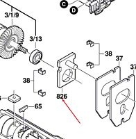 Подшипниковый мост к PST 650 / PST 700 E BOSCH (2609003863) купить в Гродно