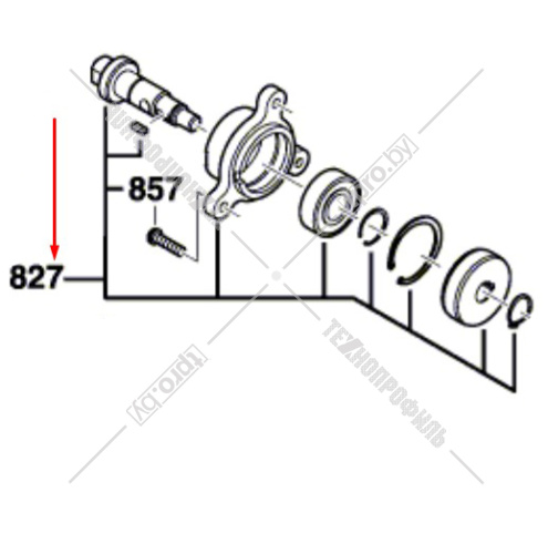 Крышка редуктора к PCM 8 S BOSCH (1609203T80) купить в Гродно