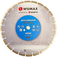 Алмазный круг WUMAX ECO 350x20/25,4 мм по бетону WURTH (1668153350) купить в Гродно