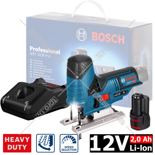 Лобзик аккумуляторный GST 12V-70 Professional BOSCH (0615990M40) купить в Гродно