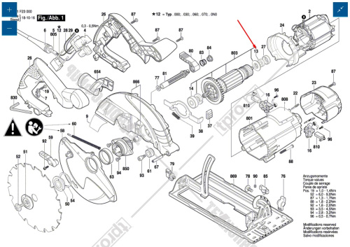 Шарикоподшипник 7х19х6 мм BOSCH (1619P00456) купить в Гродно фото 2