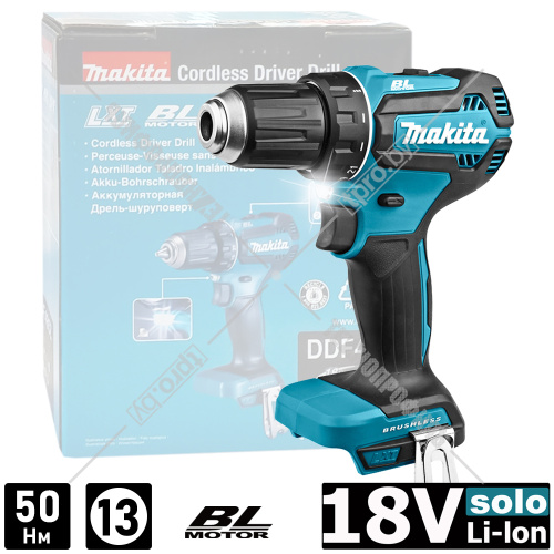 Дрель-шуруповерт аккумуляторная DDF485Z (DDF 485 Z) MAKITA купить в Гродно