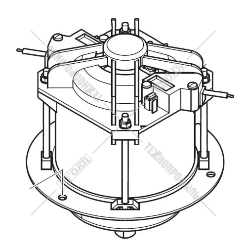 Двигатель к аккумуляторной газонокосилке DLM431 MAKITA (629434-4) купить в Гродно