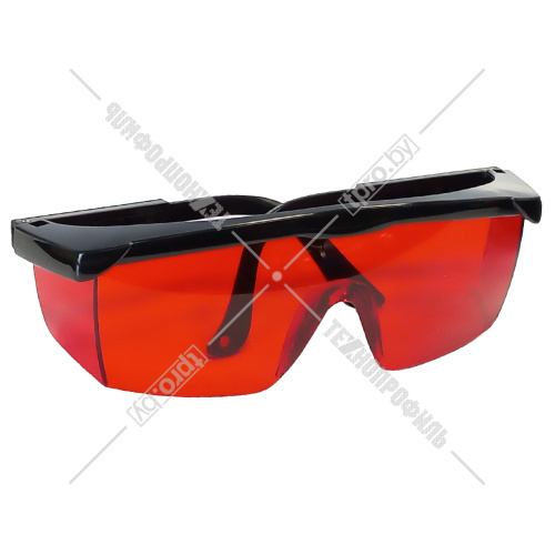 Очки для работы с лазерным нивелиром (красные) в чехле ELITECH (2210.002000) купить в Гродно фото 3