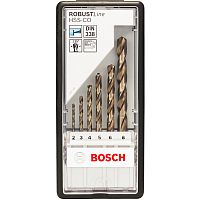 Набор сверл по металлу Robust Line HSS-Co 2-8 мм (6 шт) BOSCH (2607019924) купить в Гродно